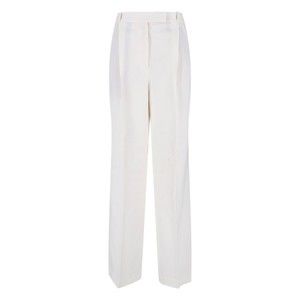 Róhe High-Waisted Straight-Leg Trousers With Pleated Front - NWT